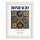 Bonifacio, France – Travel Poster, placed in minimal white frame