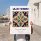 Aigues-Mortes, France – World Heritage Travel Poster, no-text version framed in wood