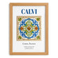 Calvi, France – Travel Poster, set in oak frame