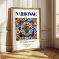 Narbonne, France – Travel Poster, styled in a charming Paris street view