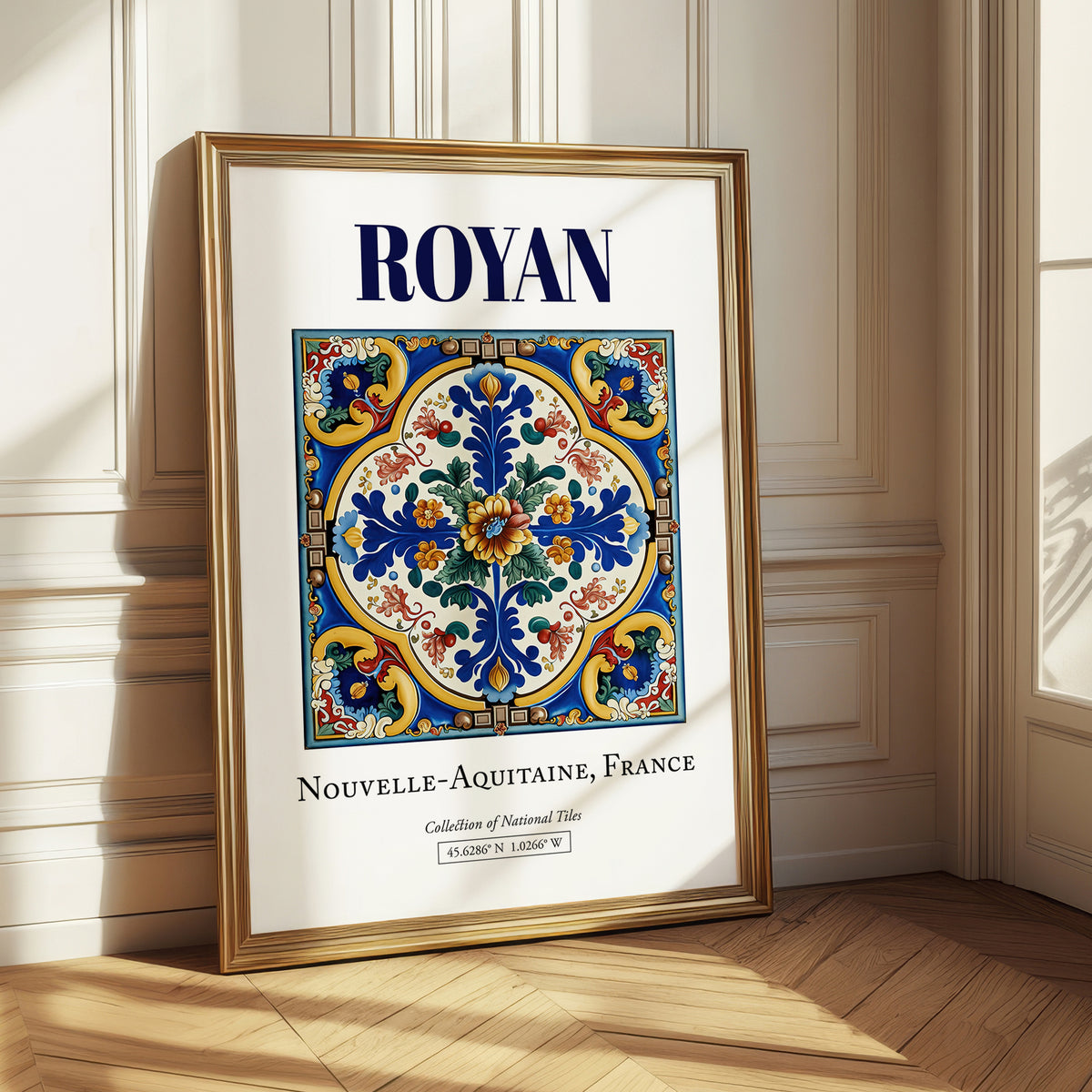 Royan, France – Travel Poster, styled in a charming Paris street view