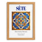 Sète, France – Travel Wall Art, set in oak frame