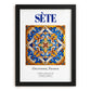 Sète, France – Travel Wall Art, in sleek black frame