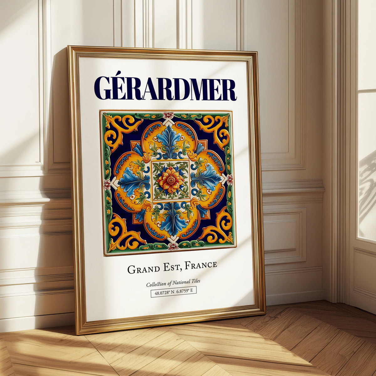 Gérardmer, France – Travel Print, styled in a charming Paris street view
