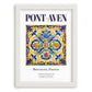 Pont-Aven, France – Travel Wall Art, placed in minimal white frame