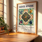 Sainte-Maxime, France – Country Culture Poster, clean layout with no caption