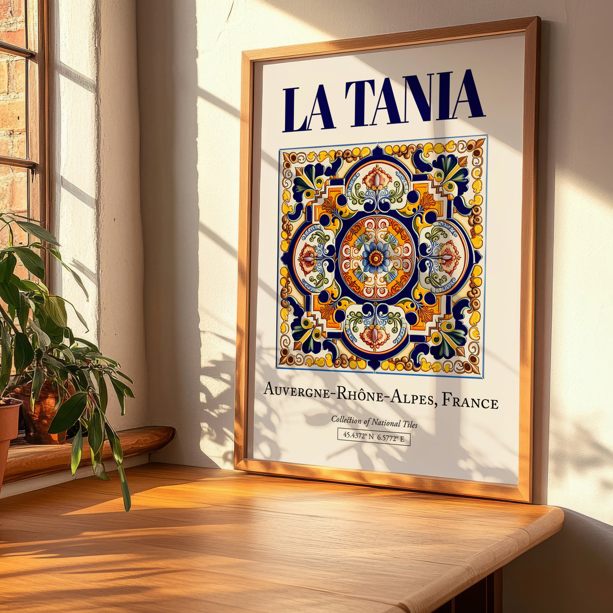 La Tania, France – Travel Print, clean layout with no caption