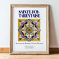 Sainte-Foy-Tarentaise, France – National Pride Wall Decor, in wooden frame leaning on the floor