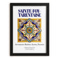 Sainte-Foy-Tarentaise, France – National Pride Wall Decor, in sleek black frame