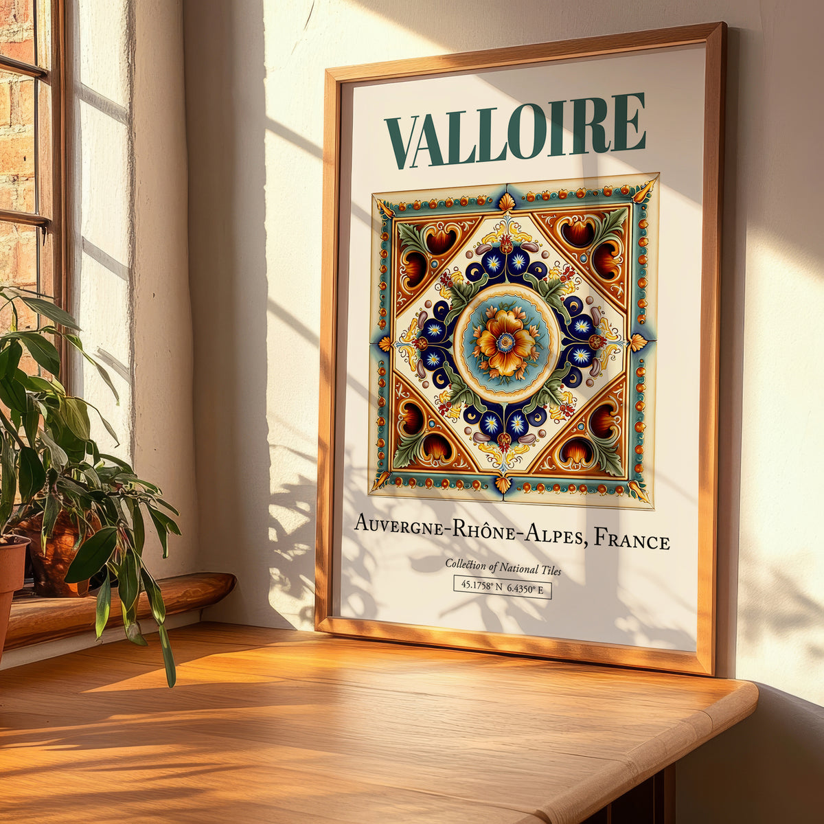 Valloire, France – Travel Print, clean layout with no caption
