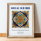 Soulac-sur-Mer, France – Travel Wall Decor, in wooden frame leaning on the floor