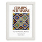 Champs-sur-Marne, France – Country Culture Poster, placed in minimal white frame