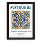 Saint-Raphaël, France – Travel Poster, in sleek black frame