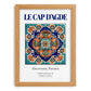 Le Cap d'Agde, France – Travel Poster, set in oak frame