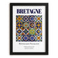 Bretagne, France – Travel Print, in sleek black frame