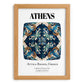 Athens, Greece – Wanderlust-Inspired Poster, set in oak frame