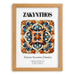 Zakynthos, Greece – Travel Wall Art, set in oak frame
