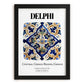 Delphi, Greece – Global Wall Art, in sleek black frame