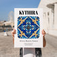 Kythira, Greece – Travel Wall Art, no-text version framed in wood