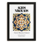 Agios Nikolaos, Greece – Travel Print, in sleek black frame