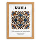 Kavala, Greece – Travel Print, set in oak frame