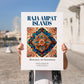 Raja Ampat Islands, Indonesia – Away From Home Poster, no-text version framed in wood
