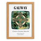Galway, Ireland – Vintage Travel Poster, set in oak frame