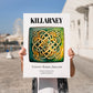 Killarney, Ireland – Illustrated Travel Poster, no-text version framed in wood