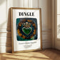 Dingle, Ireland – Historic Cities Art Print, styled in a charming Paris street view