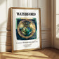 Waterford, Ireland – Travel Poster, styled in a charming Paris street view