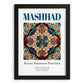 Mashhad, Iran – Architectural Travel Art, in sleek black frame