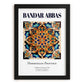 Bandar Abbas, Iran – Historic Cities Art Print, in sleek black frame