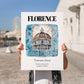 Florence, Italy – Travel Wall Decor, no-text version framed in wood