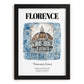 Florence, Italy – Travel Wall Decor, in sleek black frame