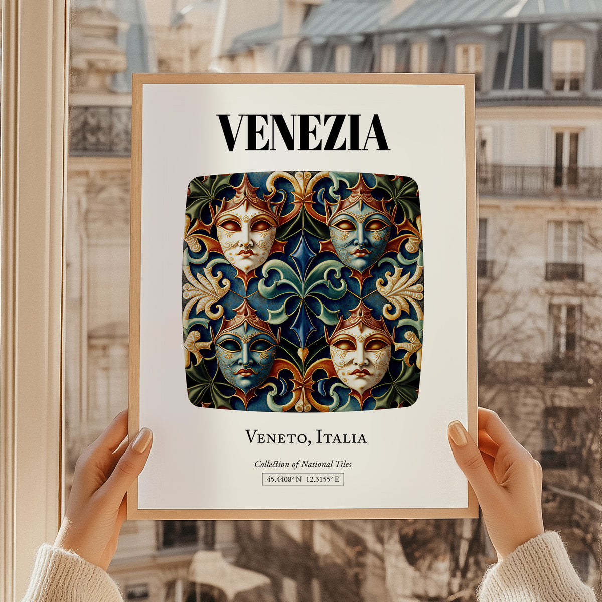 Venezia, Italy – Illustrated Travel Poster