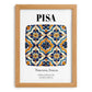 Pisa, Italy – Travel Print, set in oak frame
