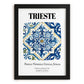 Trieste, Italy – Cultural Heritage Wall Art, in sleek black frame