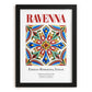 Ravenna, Italy – Tourist Destination Poster, in sleek black frame