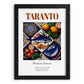 Taranto, Italy – Wanderlust Wall Decor, in sleek black frame