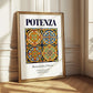 Potenza, Italy – Travel Poster, styled in a charming Paris street view