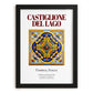 Castiglione del Lago, Italy – Travel Print, in sleek black frame
