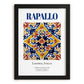 Rapallo, Italy – Travel Poster, in sleek black frame
