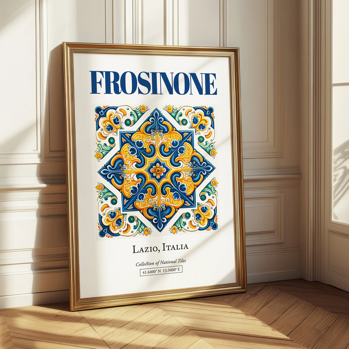 Frosinone, Italy – Travel Print, styled in a charming Paris street view