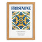 Frosinone, Italy – Travel Print, set in oak frame