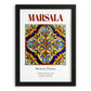 Marsala, Italy – Travel Wall Art, in sleek black frame