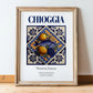 Chioggia, Italy – Travel Print, in wooden frame leaning on the floor