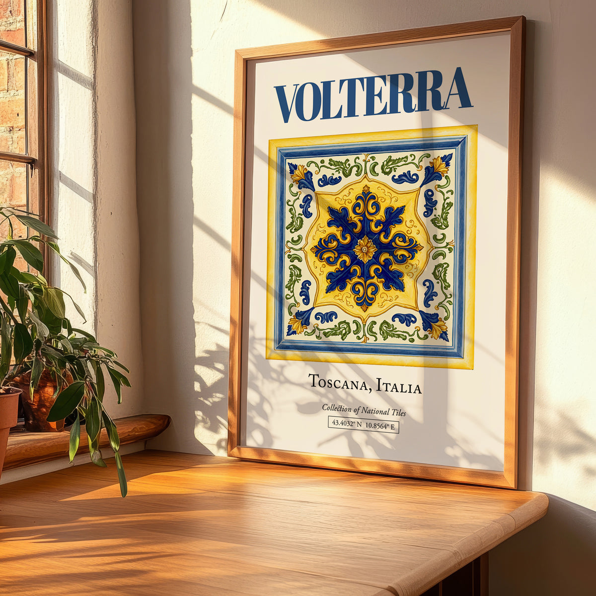 Volterra, Italy – Travel Print, clean layout with no caption