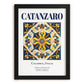 Catanzaro, Italy – Travel Wall Art, in sleek black frame