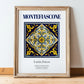 Montefiascone, Italy – Travel Wall Art, in wooden frame leaning on the floor