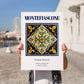 Montefiascone, Italy – Travel Wall Art, no-text version framed in wood
